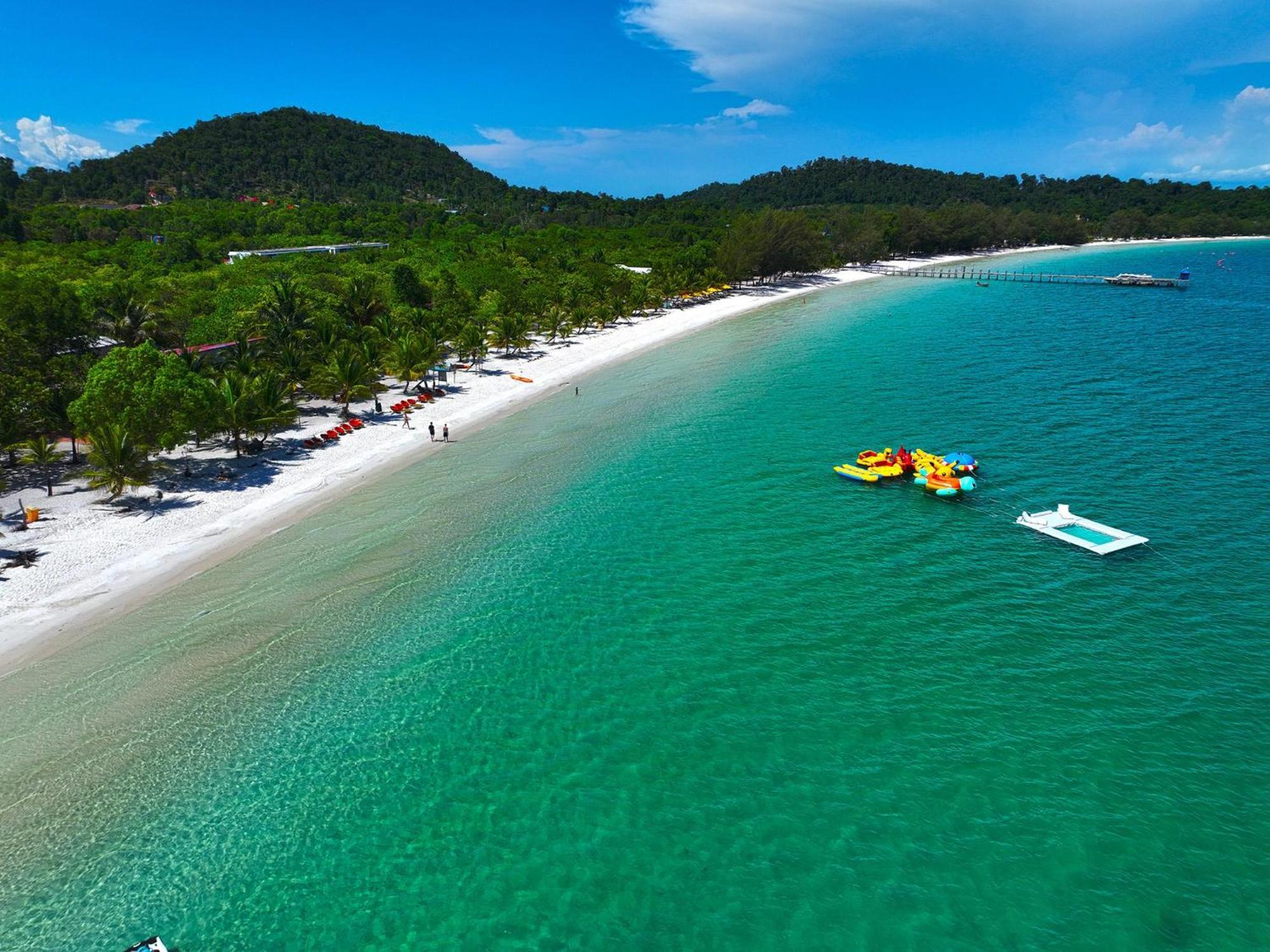 Koh Rong Beach Hostel And Bungalows Kaoh Touch Exterior foto